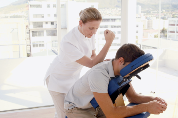 Professional Seated Massage in our ergonomic chairs